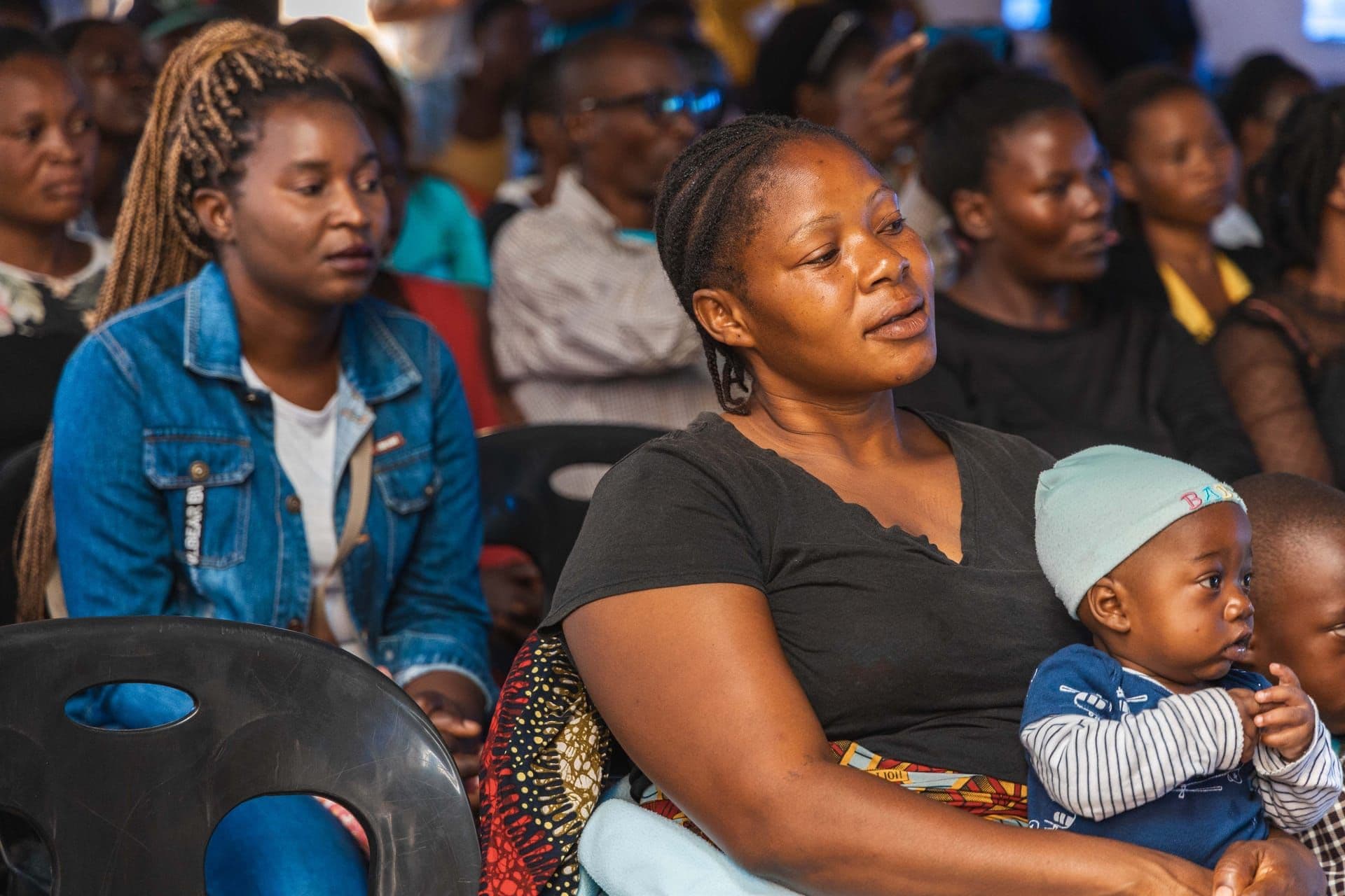 Women from the community joined together in prayer and fellowship