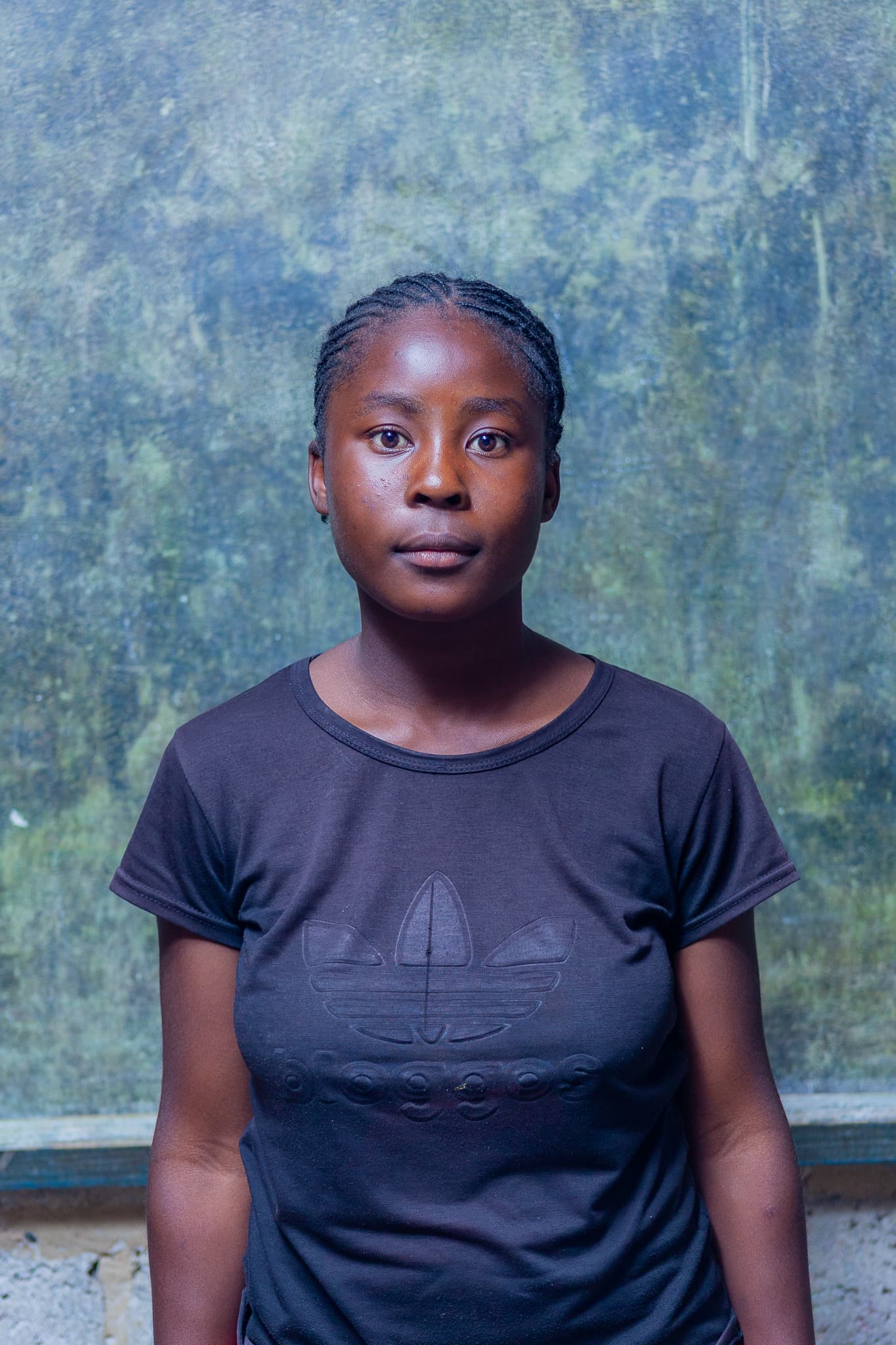 Racheal, sponsored child at community school in Ngombe Compound